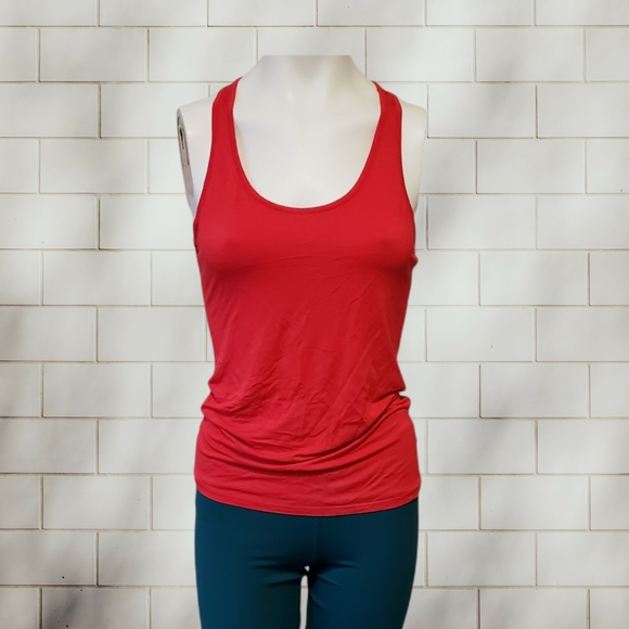 Emma's Closet red Modal basic racerback tank size small - Picture 3 of 8
